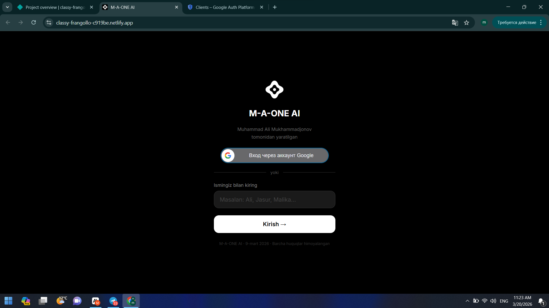 M-A-ONE AI gallery image