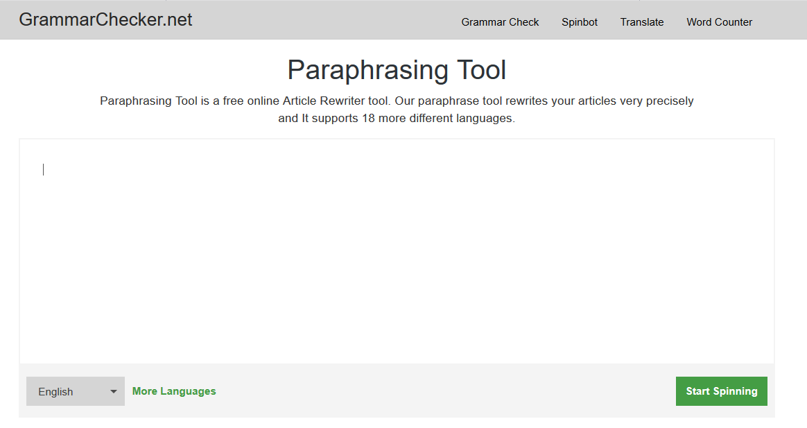 Paraphrasing Tool