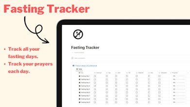 Ramadan Planner | Notion Template gallery image