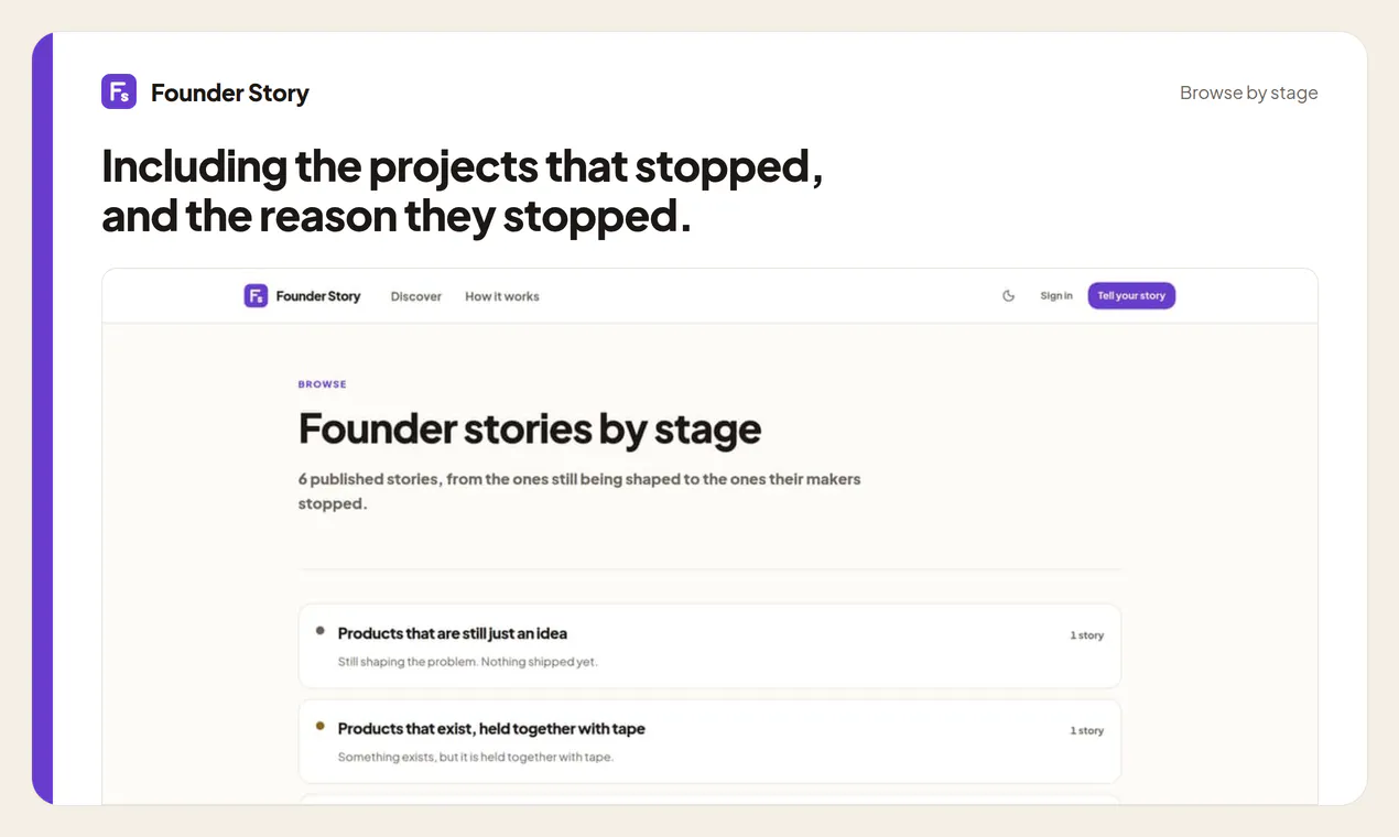 Founder Story gallery image