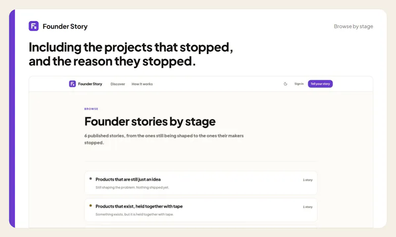 Founder Story screenshot 6