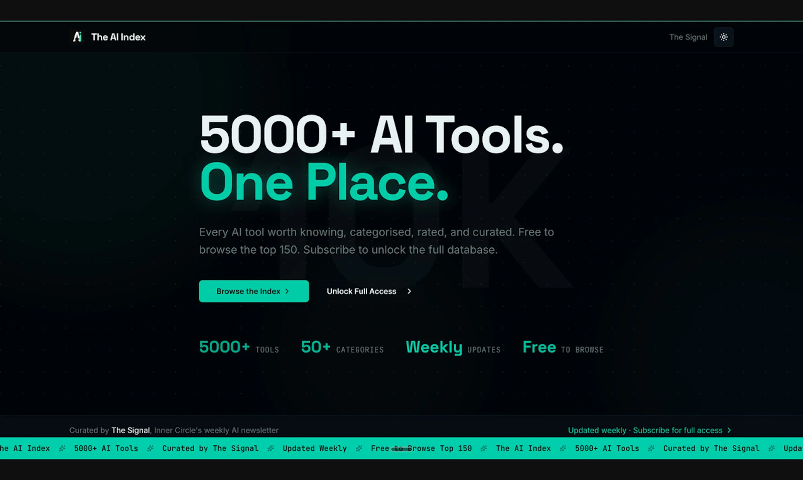 The AI Index screenshot 1
