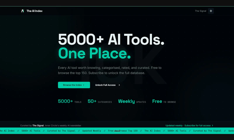 The AI Index screenshot 1