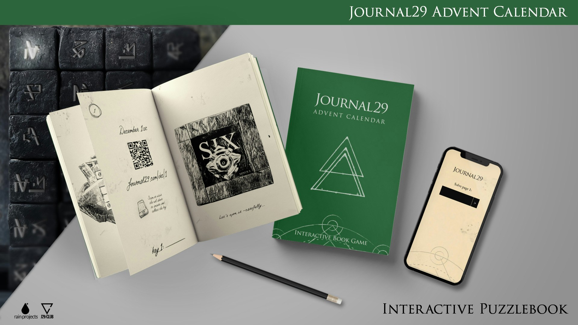 Journal 29 Advent Takvimi - Journal 29'un yaratıcısından bir kitapta bir kaçış oyunu medya 2