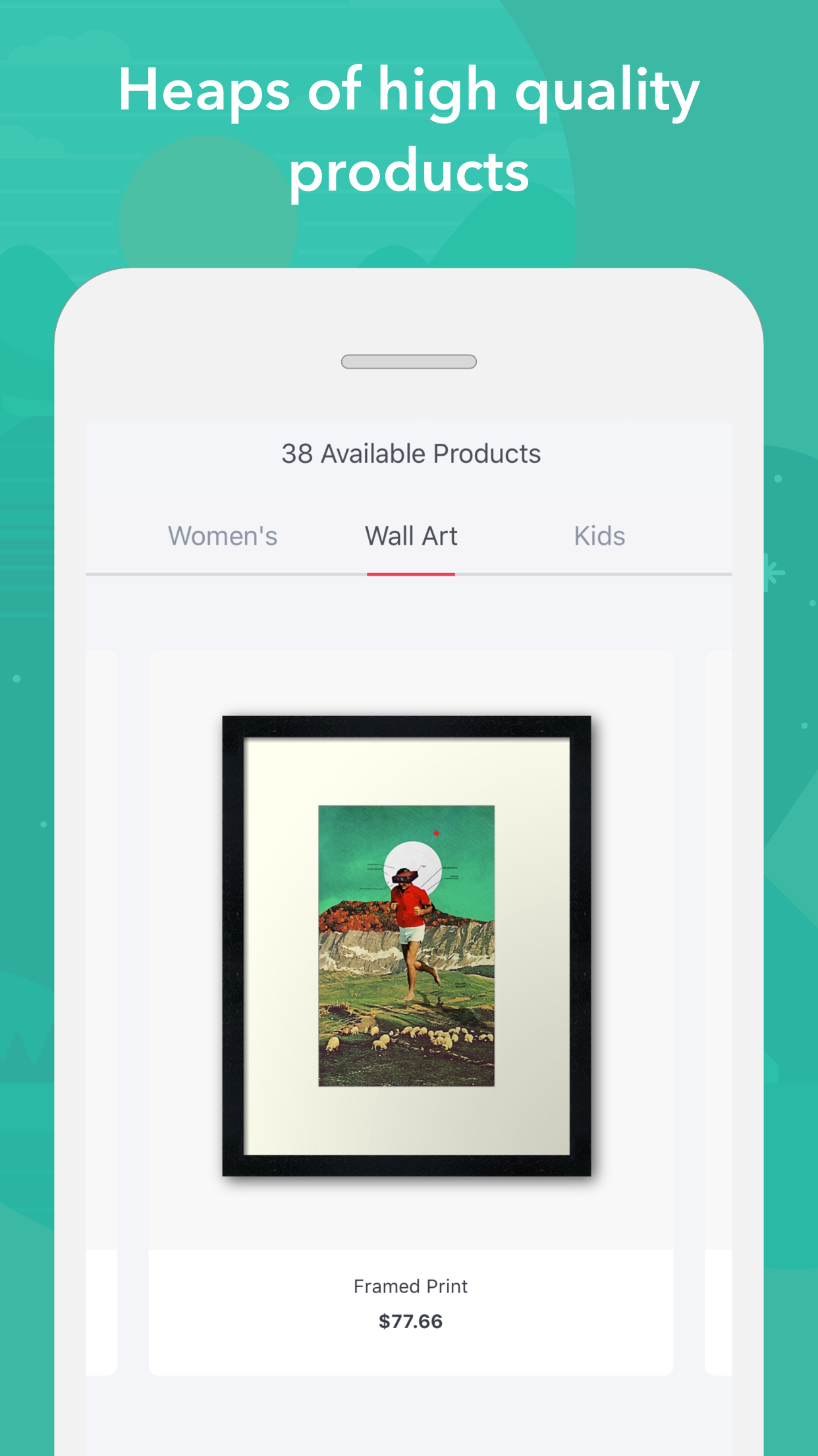 Redbubble iOS App gallery image