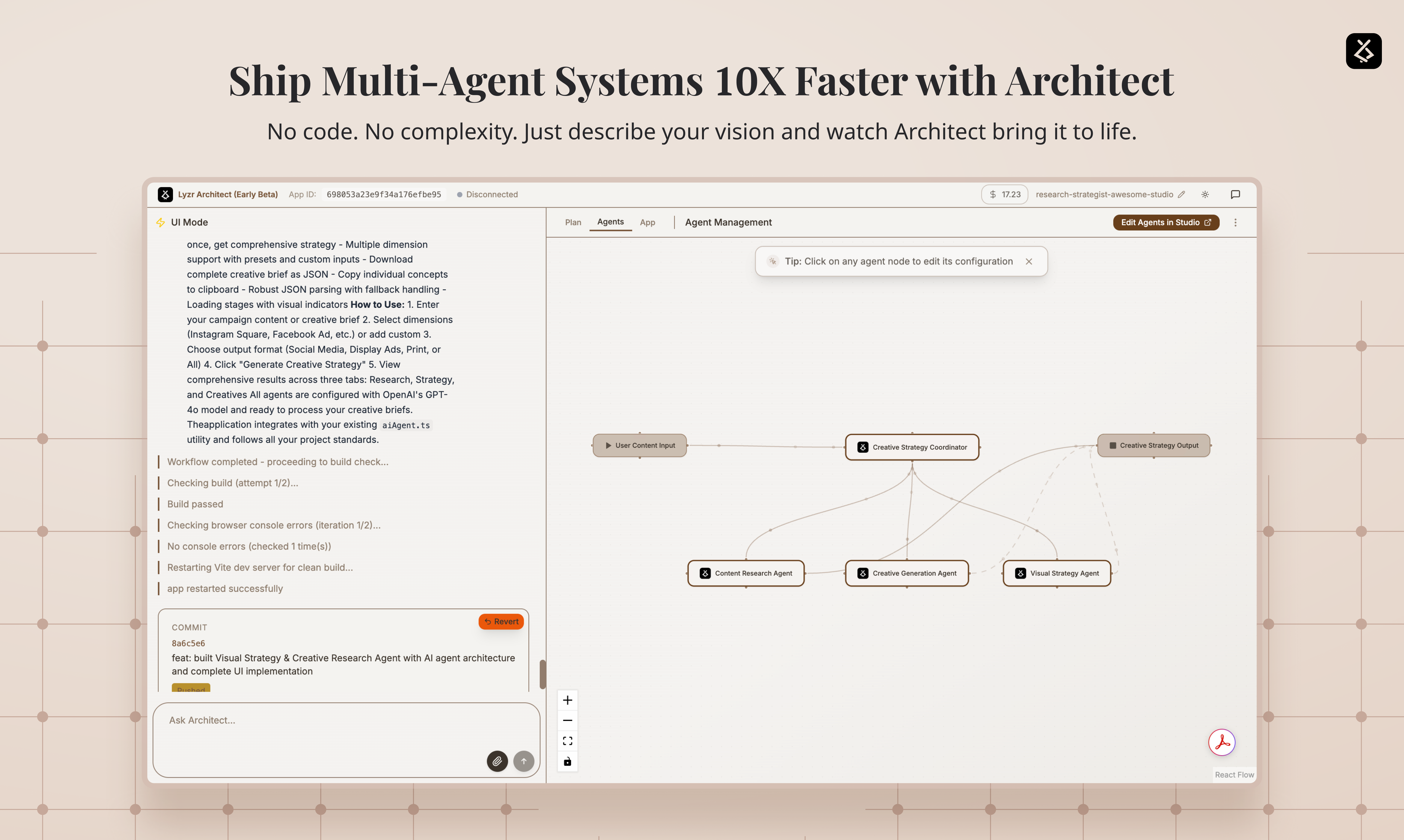 Architect by Lyzr gallery image