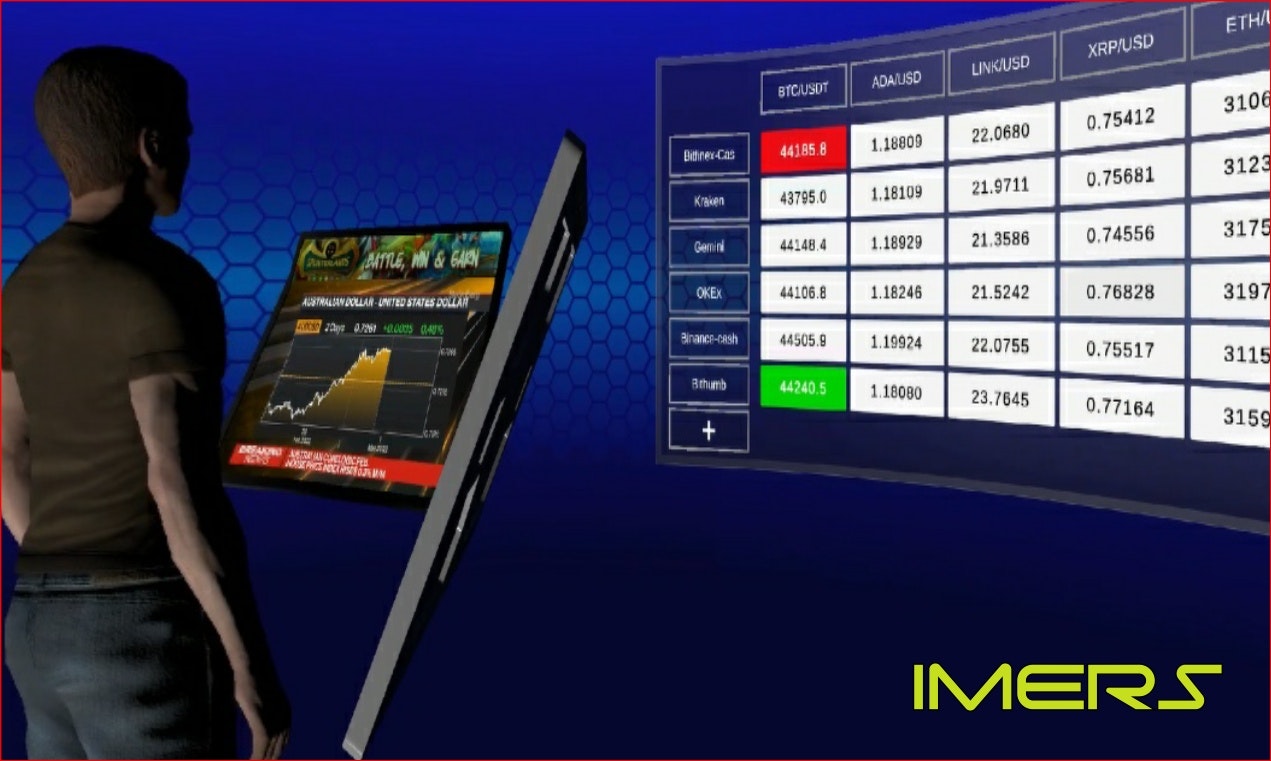 Imers vr intercambiando juego de juego a earn - IMers te permite ver, escuchar y sentir los mercados media 3
