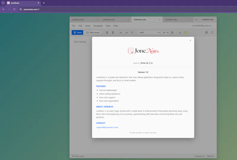 JoneNotes screenshot 6