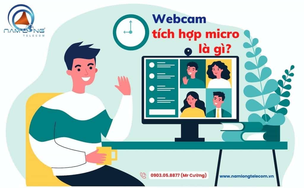 Webcam tích hợp micro media 1