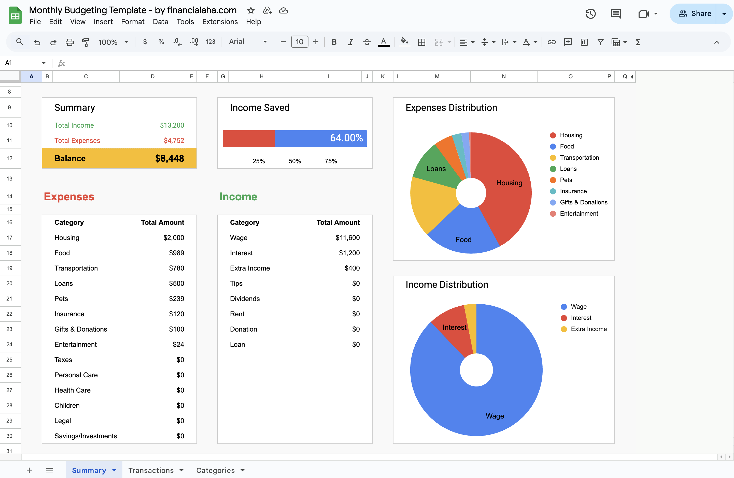 Financialaha Premium Электронные таблицы - Планирование личных финансов и проекция с Google Sheets медиа 4