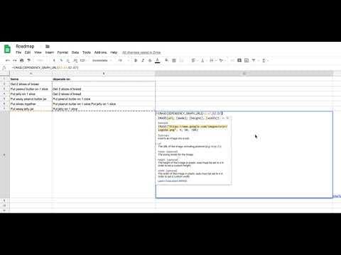 Draw dependency graphs in Google Sheets media 1
