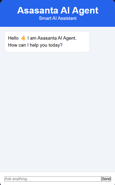 Asasanta AI Agent gallery image