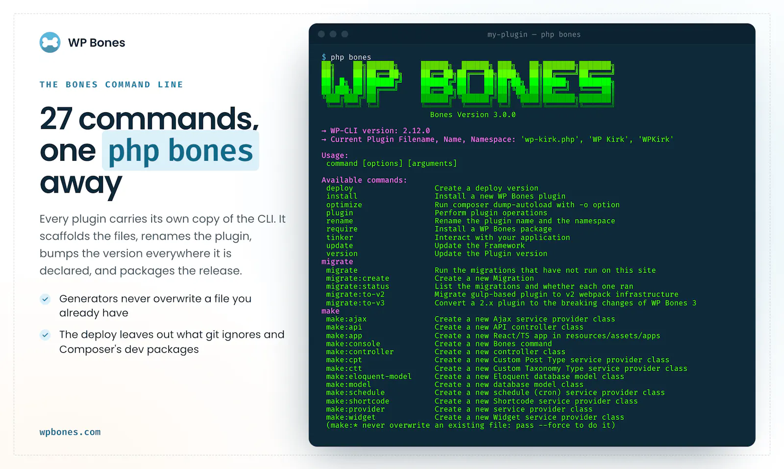 WP Bones screenshot 8