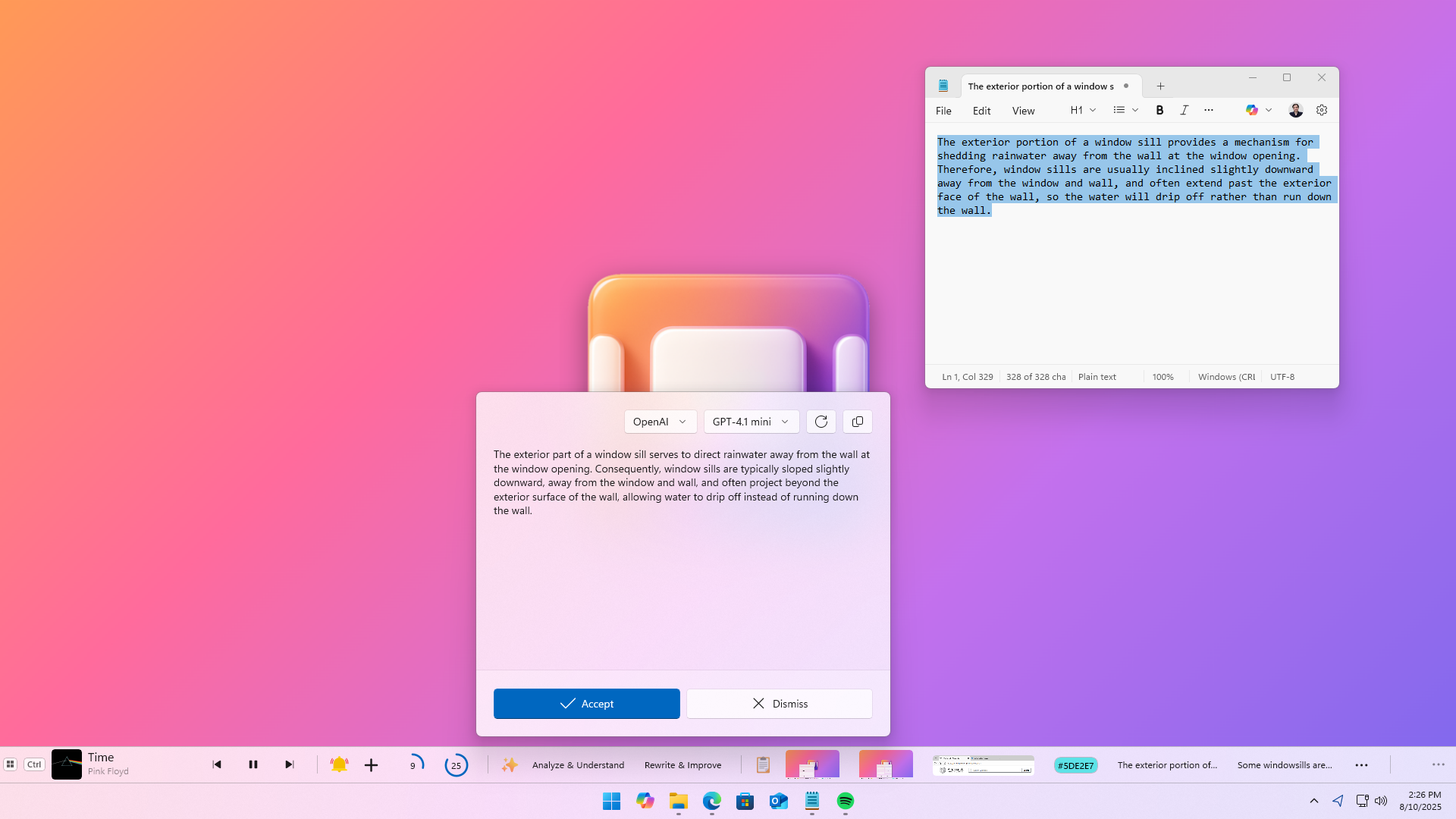 Davanzale - Barra di comando universale alimentata dall'IA per Windows media 9