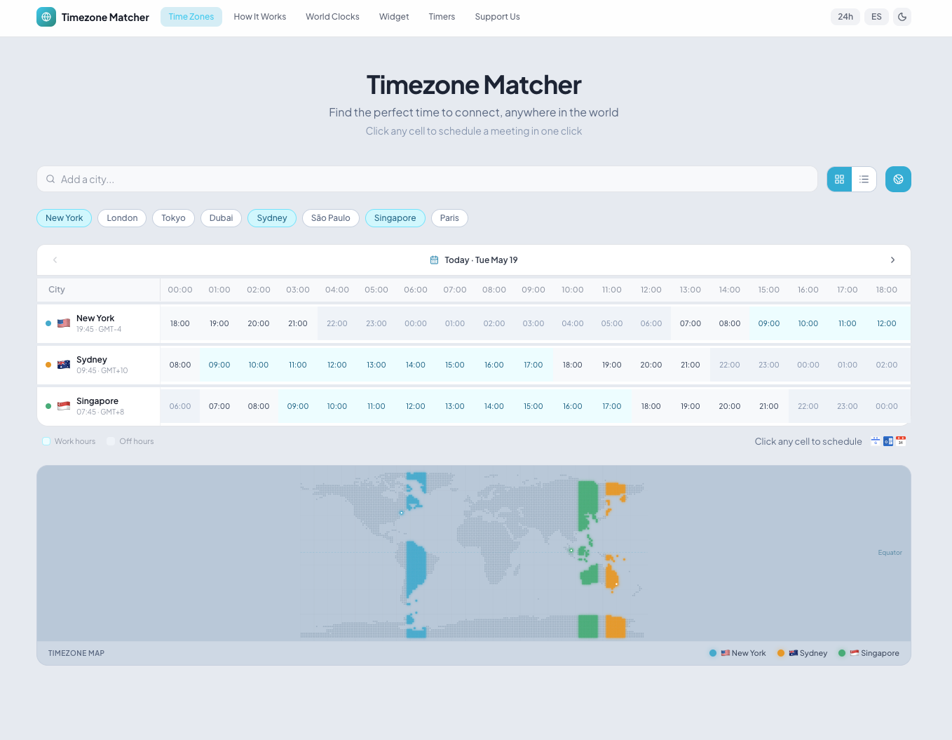 Timezone Matcher gallery image