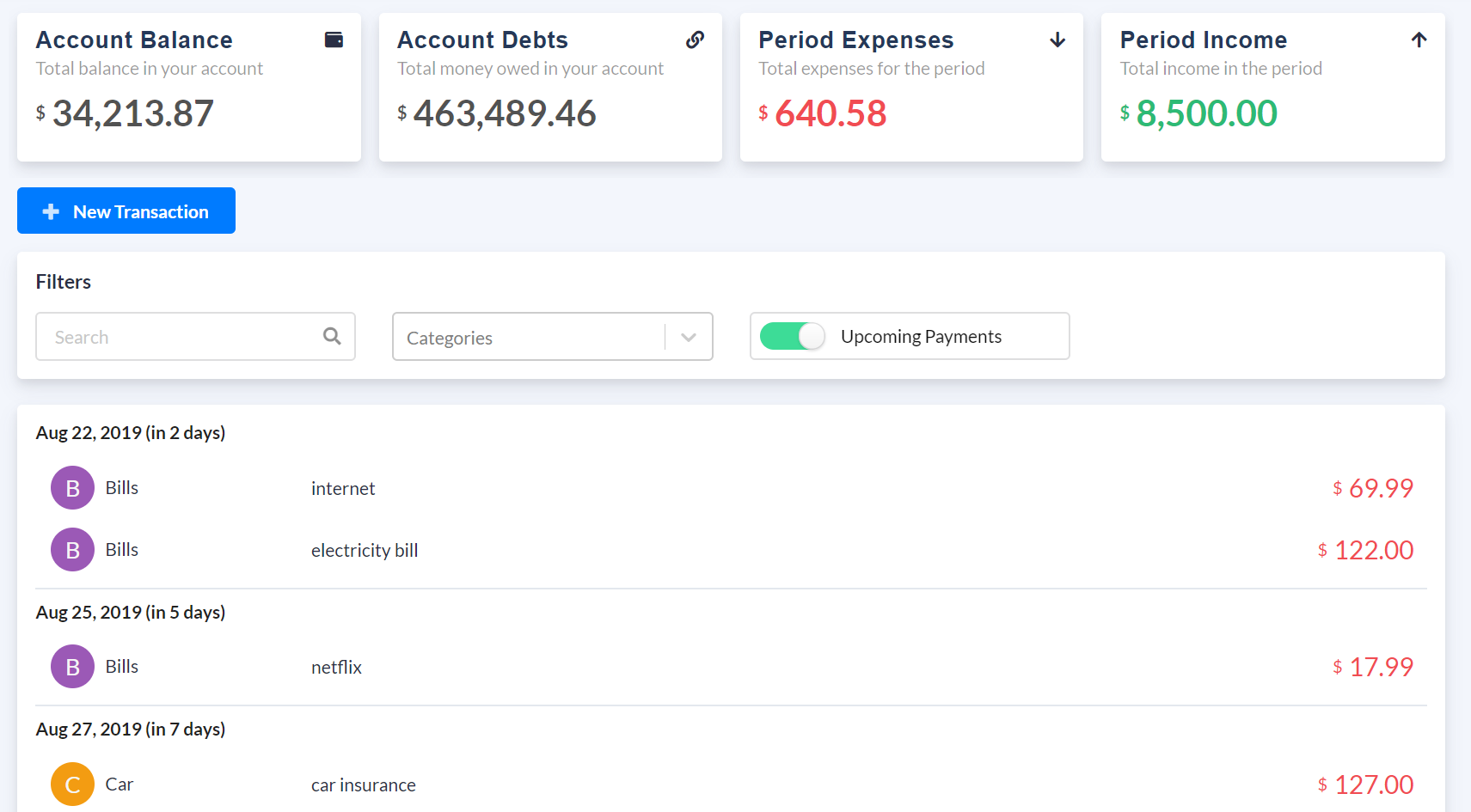 spendwise.io gallery image