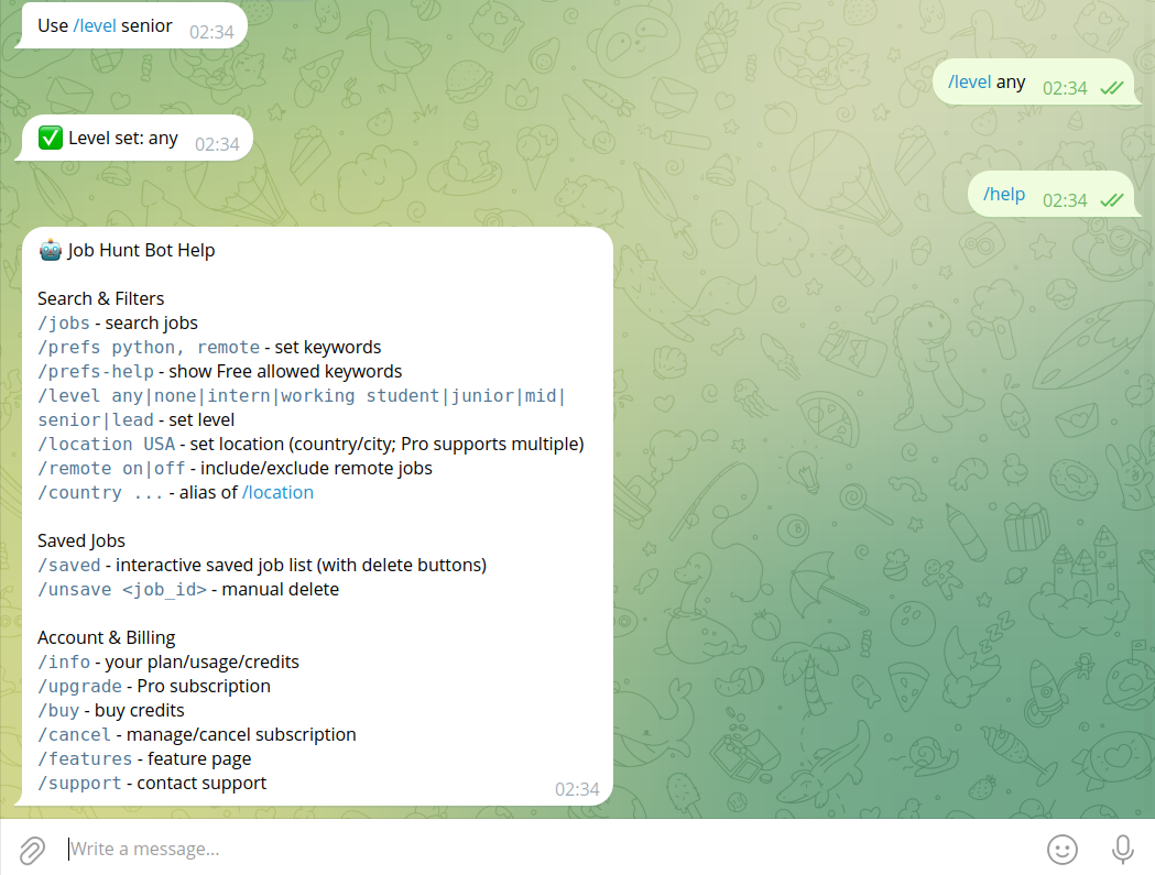 Job Hunting Bot gallery image