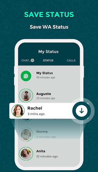 WhatsRemoved -Message Recovery - Silinmiş WhatsApp mesajlarını ve medya veya ekleri kurtar medya 3