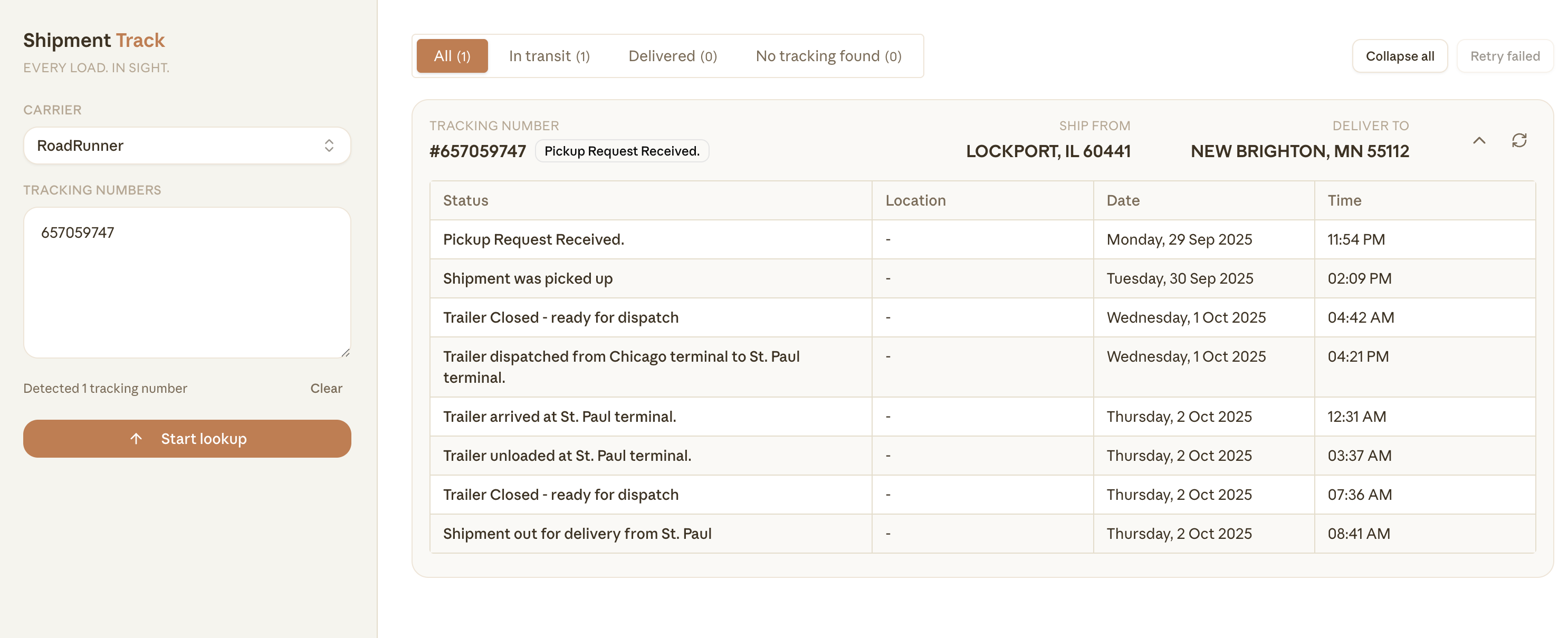 ShipmentTrack gallery image