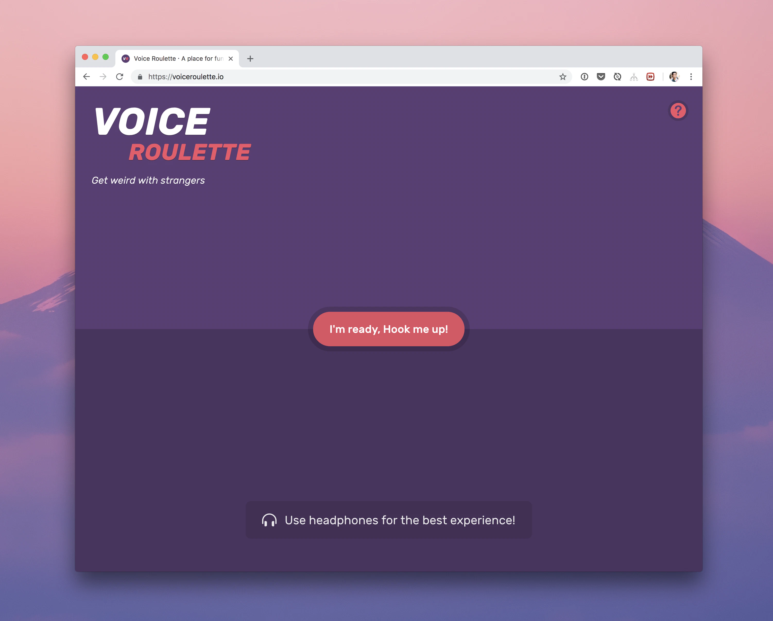 Voice Roulette Image