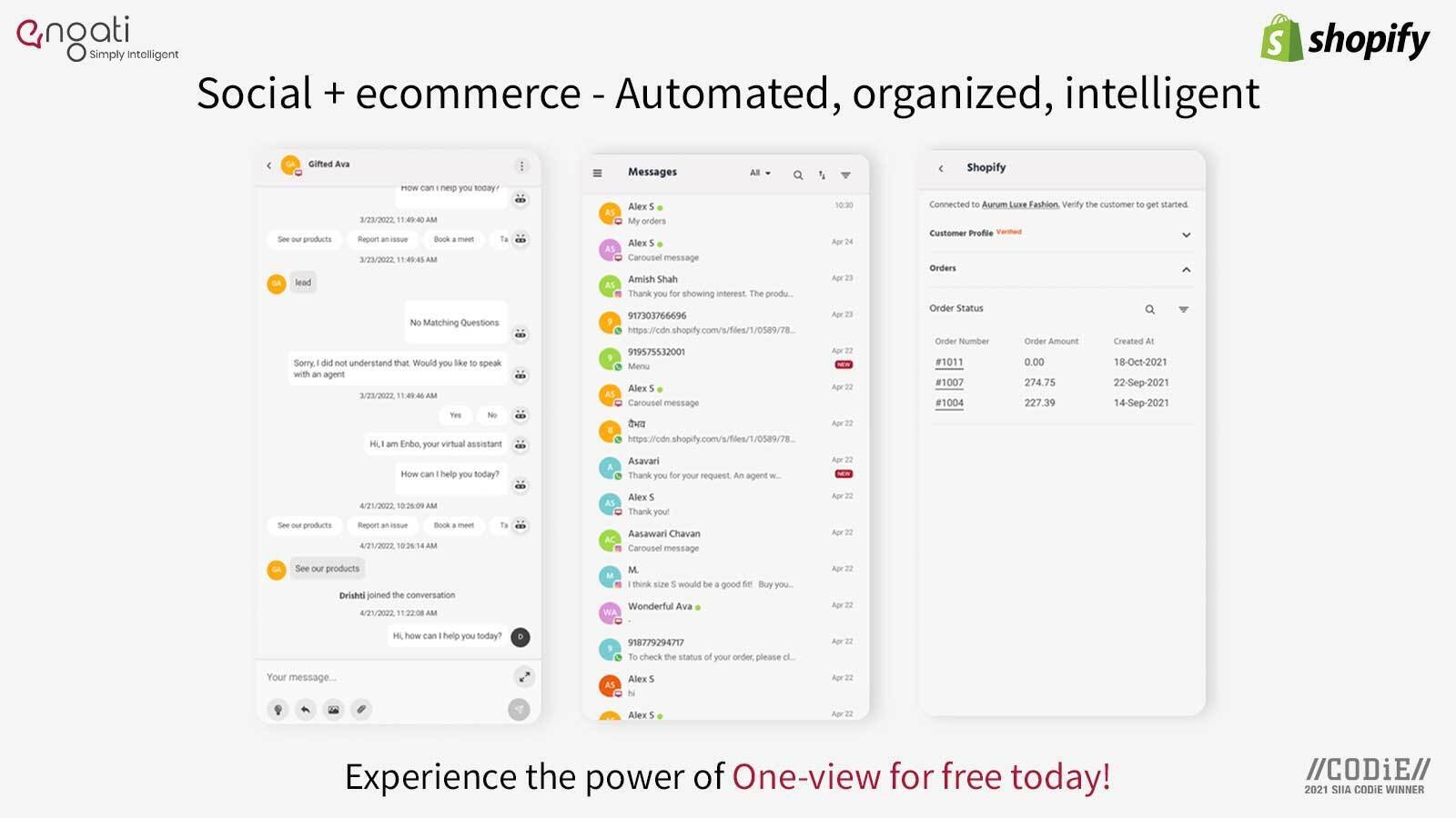 Shopify için Engati - Omnichannel CX ile Shopify işinizi büyüt medya 5