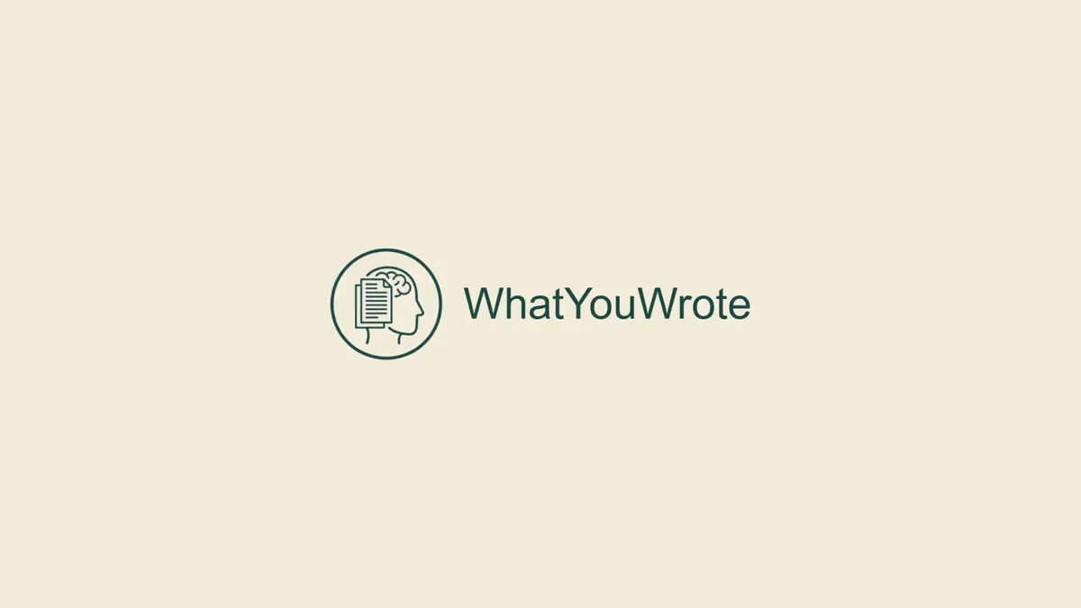 WhatYouWrote gallery image