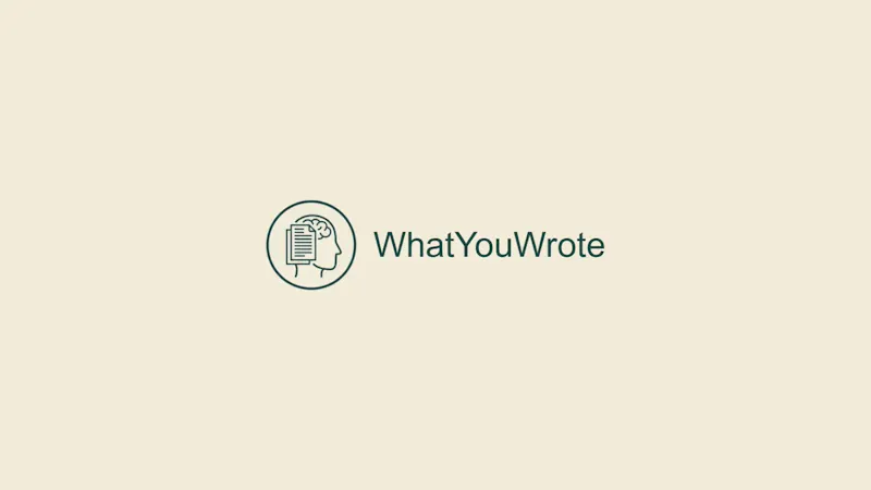 WhatYouWrote screenshot 2