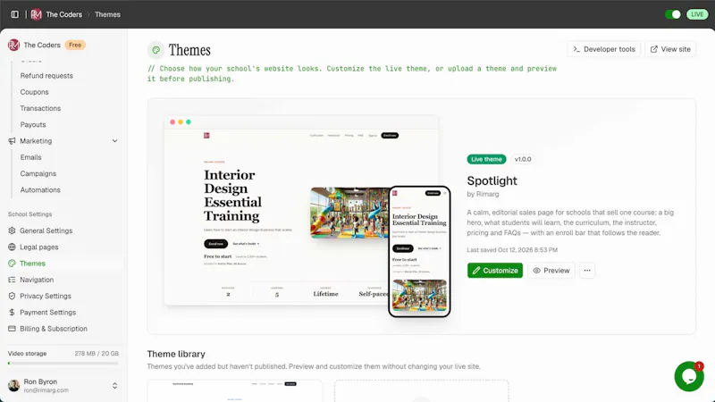 Rimarg screenshot 2