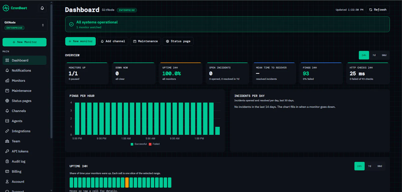 CronBeat screenshot 2