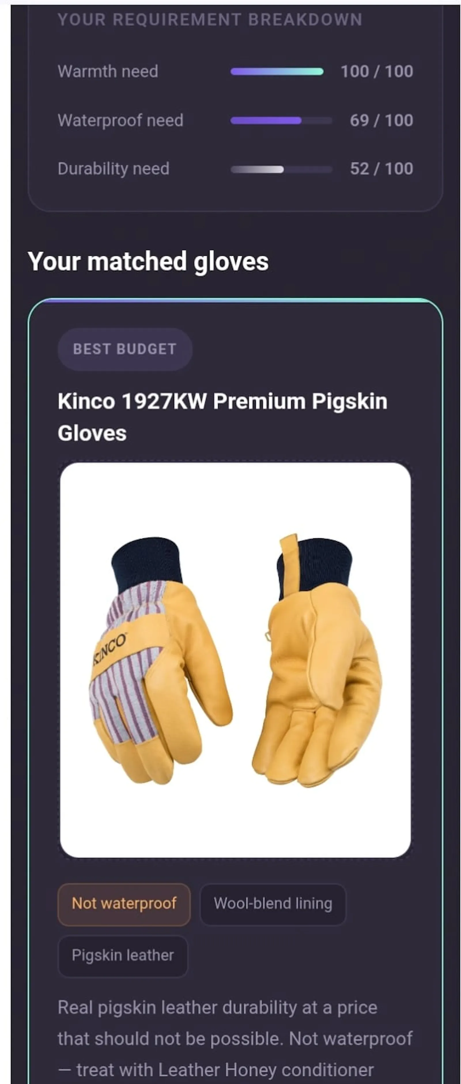 Ski Glove Finder screenshot 3