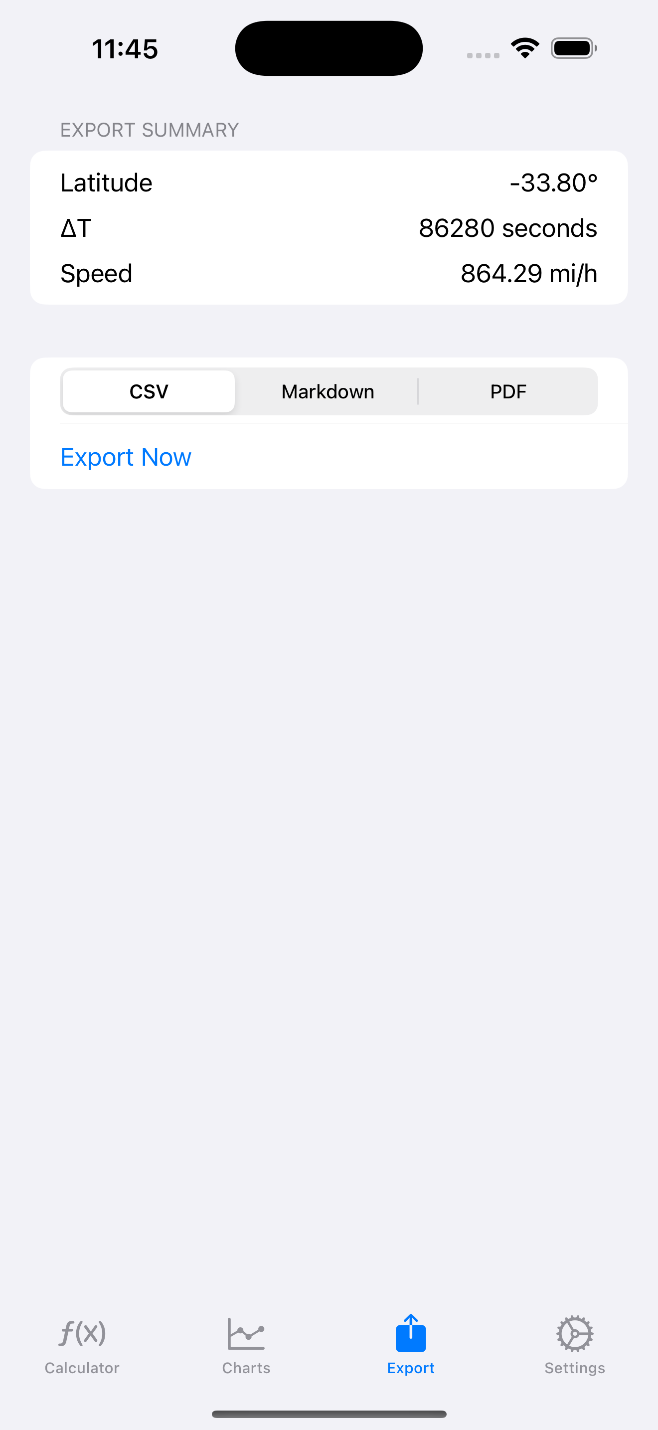 Média Sidereallab iOS distribué maintenant - Mesurer la rotation de la Terre localement 4