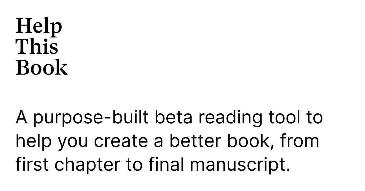 Help This Book gallery image