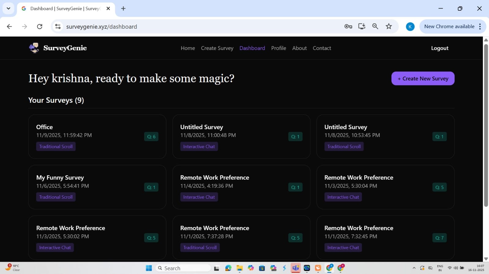SurveyGenie gallery image