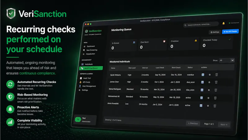 VeriSanction screenshot 3