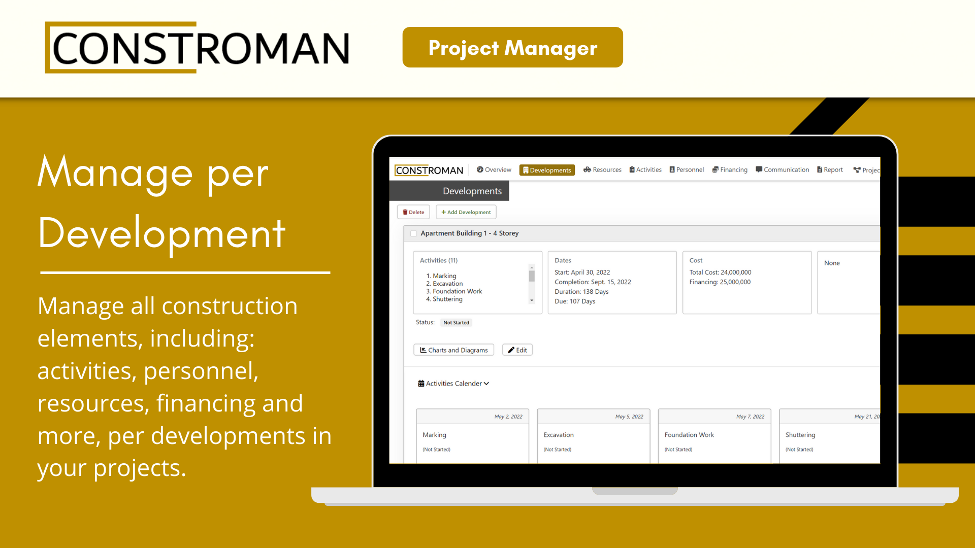 Konstruktion - Bauprojektmanagement -Software Medien 4