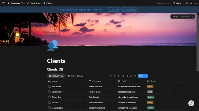 Freelancer OS screenshot 4