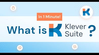 과제 및 이정표를 보여주는 프로젝트 관리 대시보드를 보여주는 Klever Suite 인터페이스의 스크린샷입니다.