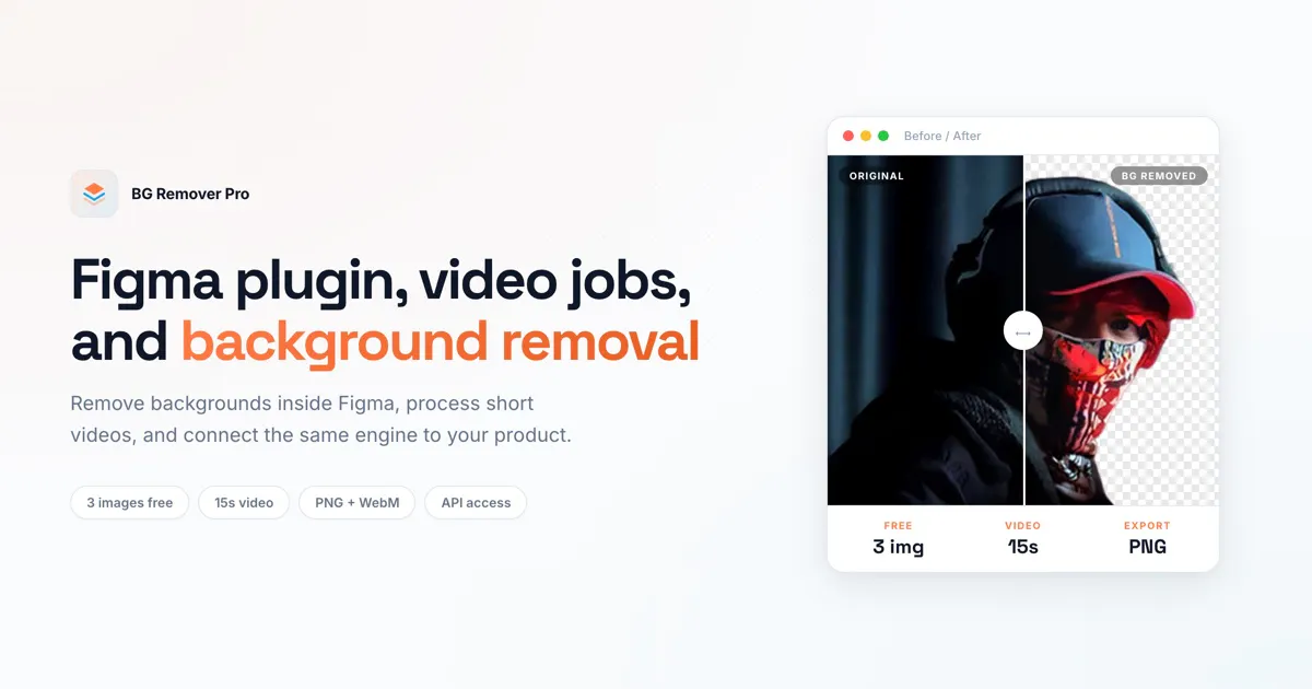 BG Remover Pro 專案橫幅