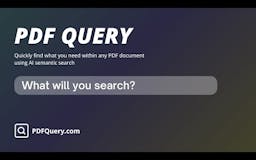 PDF Query - Ai-Powered Document Search media 1