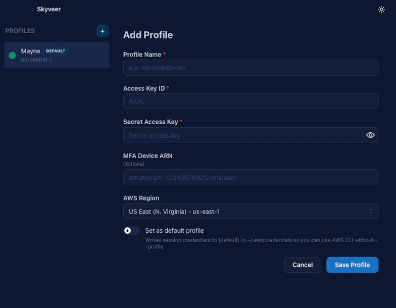 Skyveer - Cloud Session manager screenshot 4