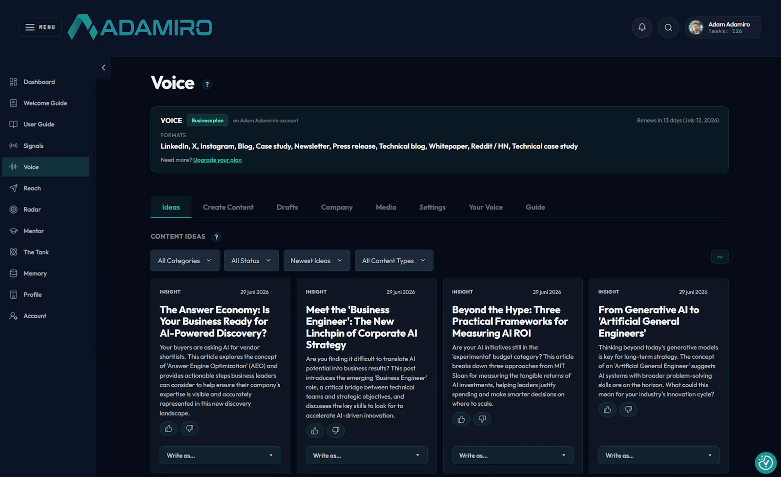 Adamiro screenshot 3