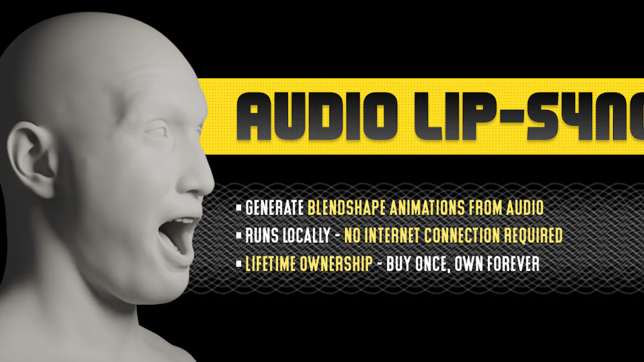 Audio Lip Sync Pro for Blender product