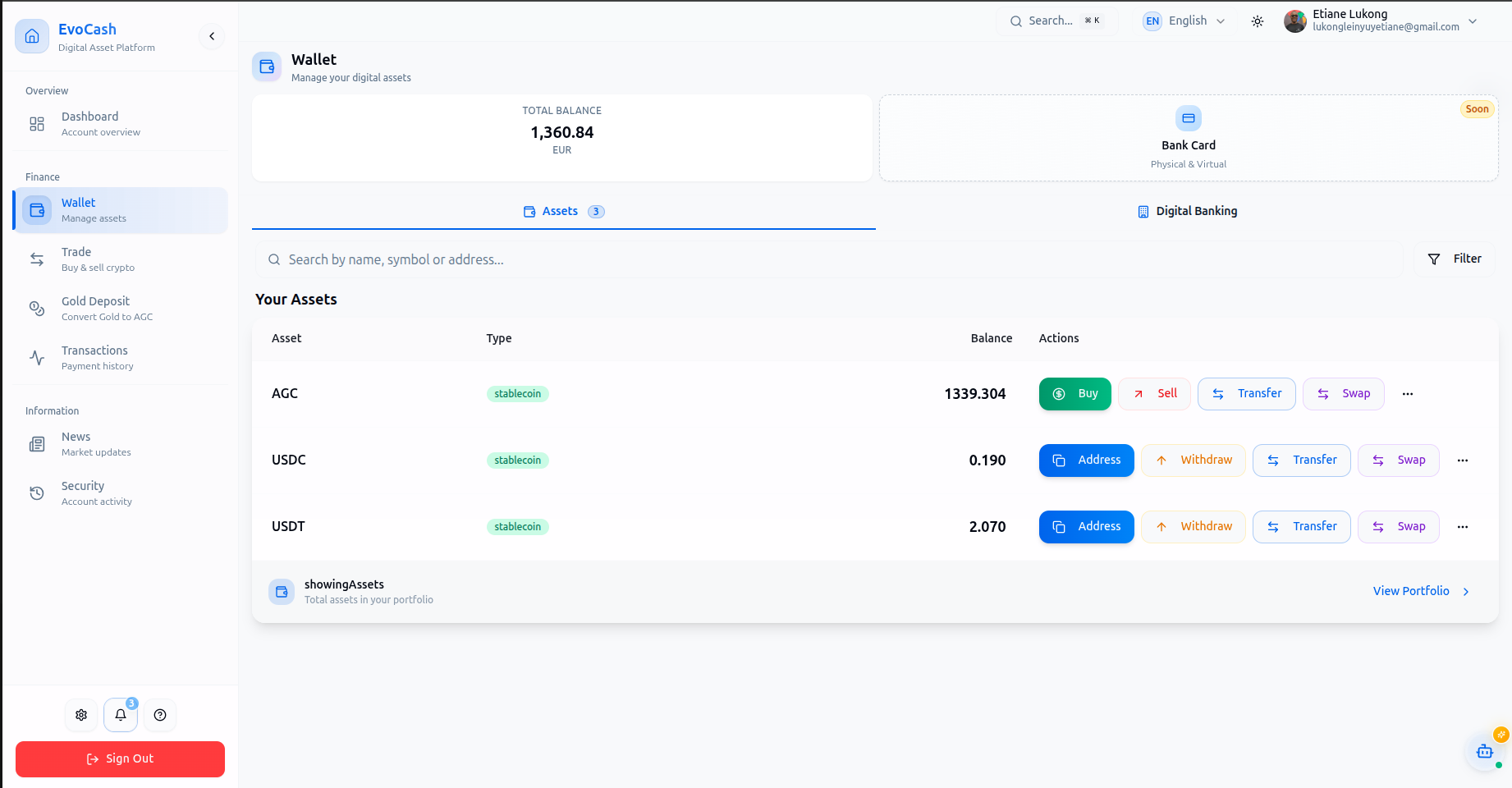 EvoCash Platform gallery image