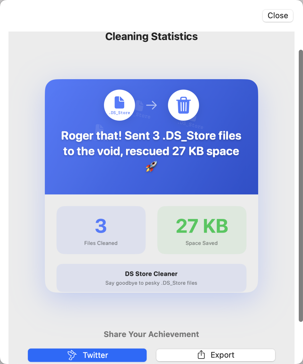 DS Store Cleaner - De eenvoudigste manier om .ds_store -bestanden op uw Mac schoon te maken media 5