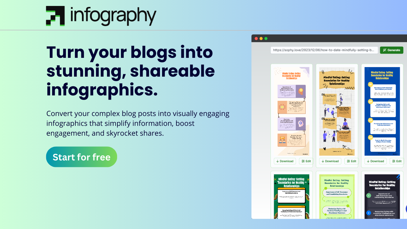 Infography - v2 - Verander je blogs in prachtige infographics met AI. media 2