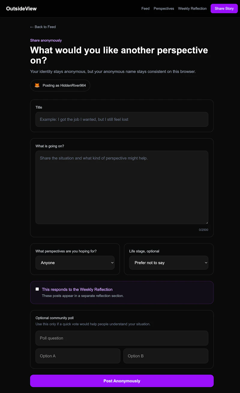 OutsideView screenshot 2