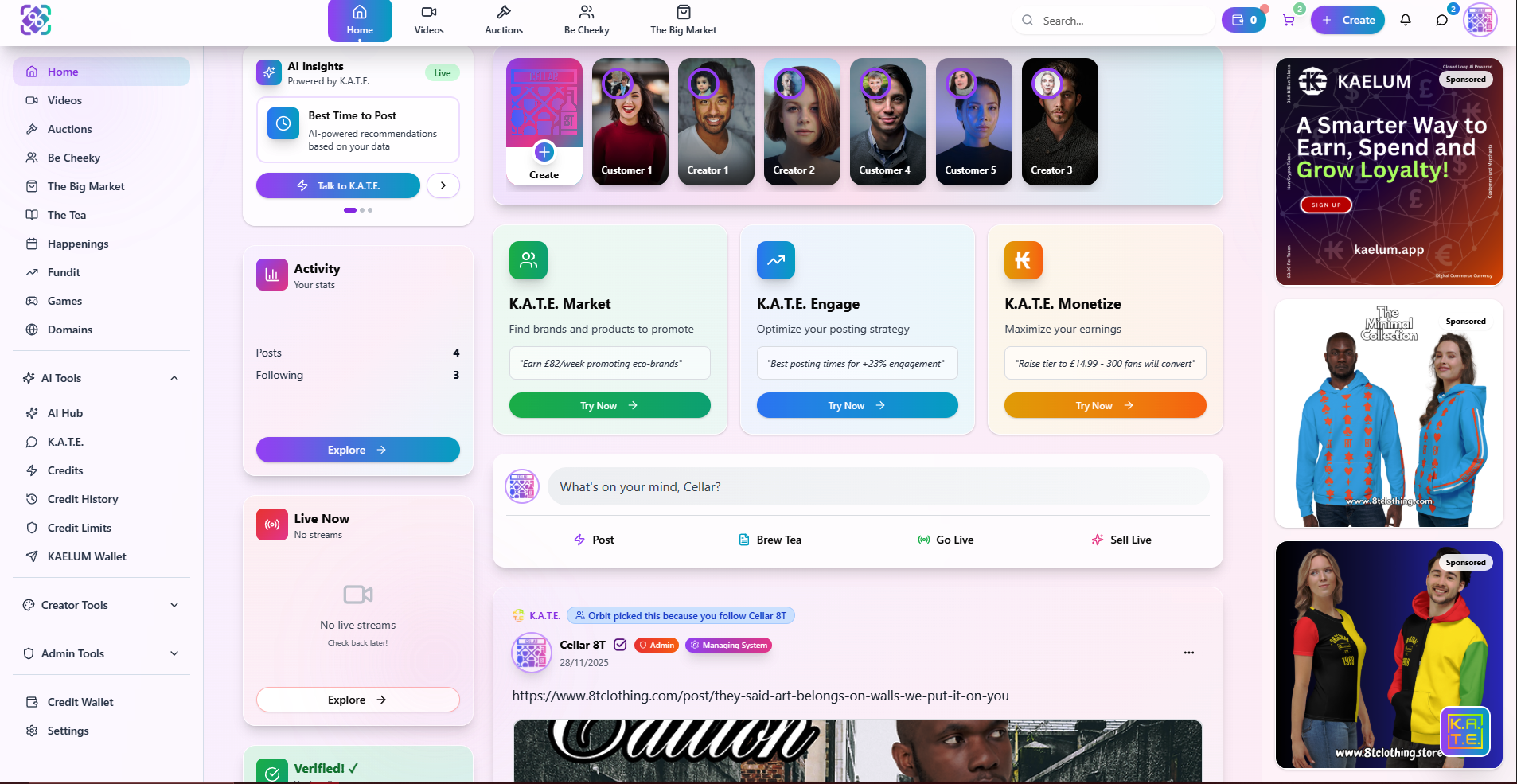 TRIOVUS - Main product screenshot demonstrating key features and user interface