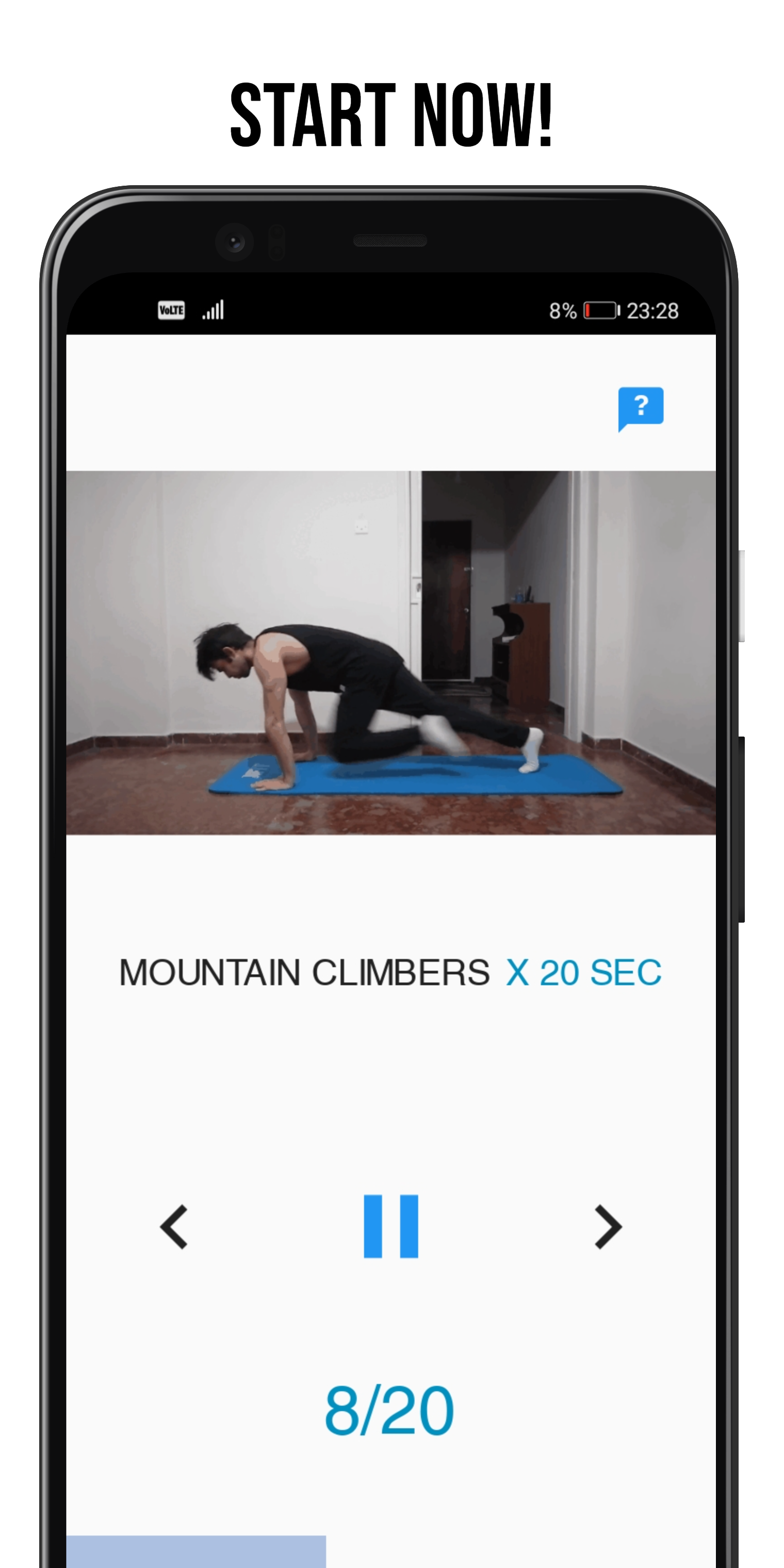 Mídia 4 de Treino de ABS - Rought Six Pack