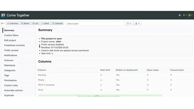 Kantanban screenshot 1 (video preview)