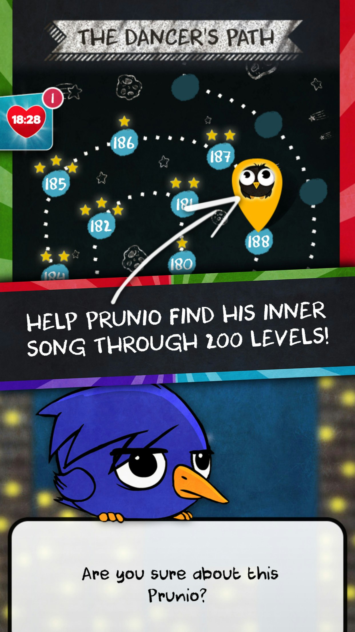 Birdy Party - Swipe & Match disco puzzle game on iOS gallery image